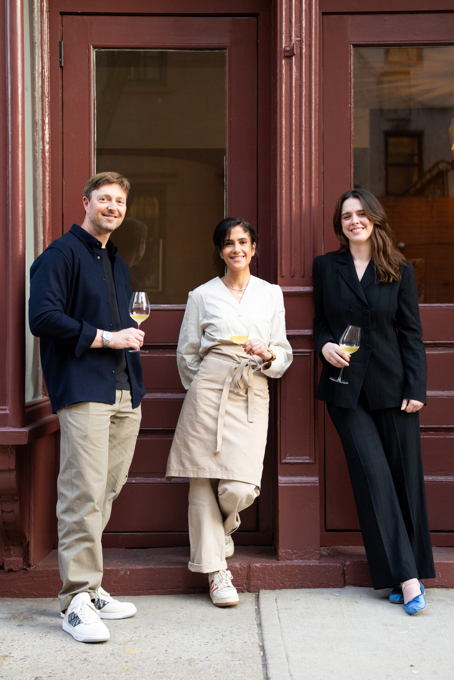 The team outside Cynthia